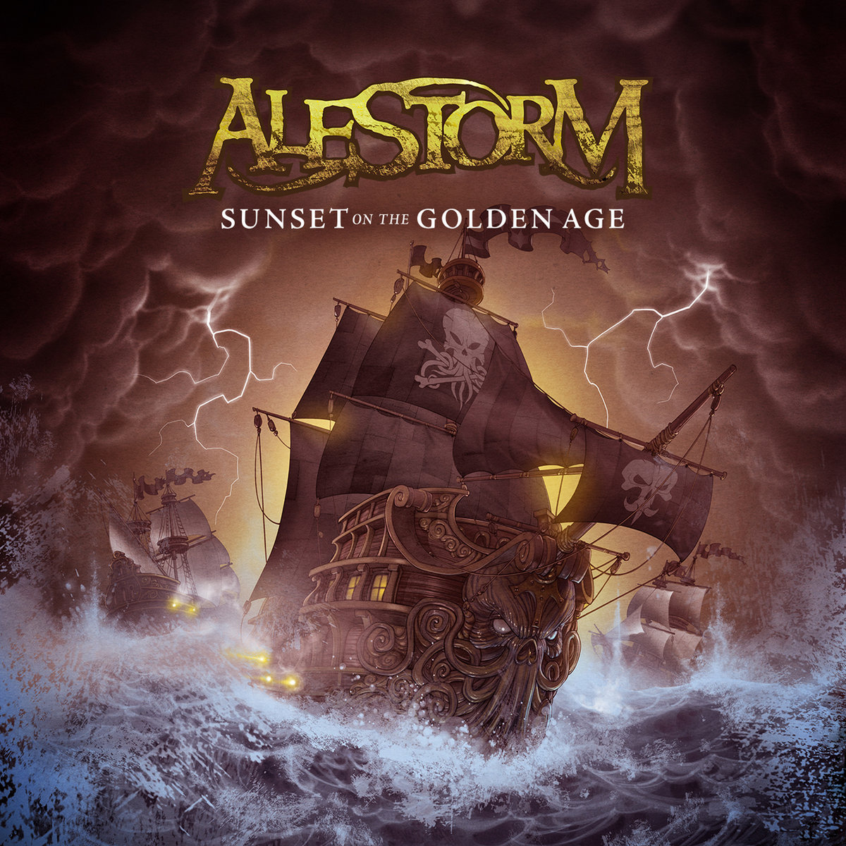 Album associé à La Rasade par Pirates du Clain. Alestorm - Sunset of the Golden Age