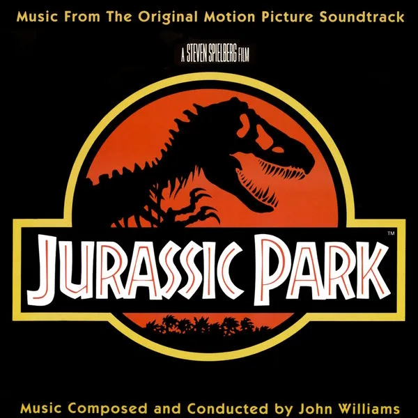 Album associé à la Tyranosour par Zoobrew. John Williams - Jurassic Park